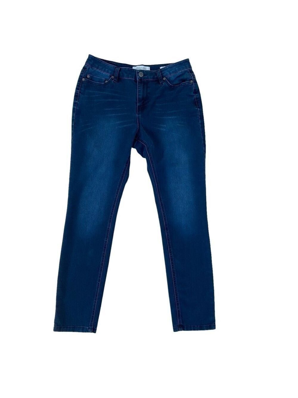 Kenneth Cole Reaction skinny jeans lightweight dark blue stretchy denim size 6